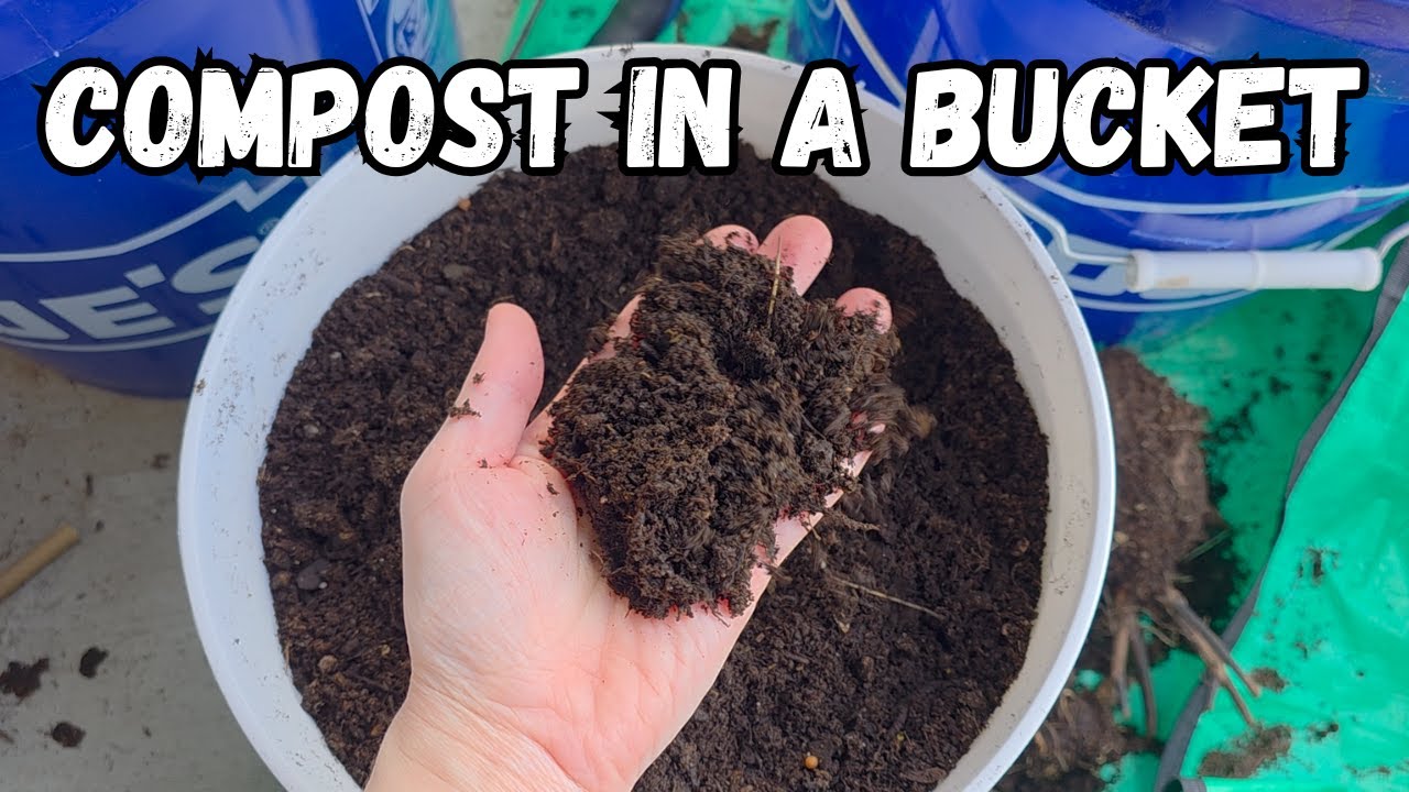How to compost in a bucket