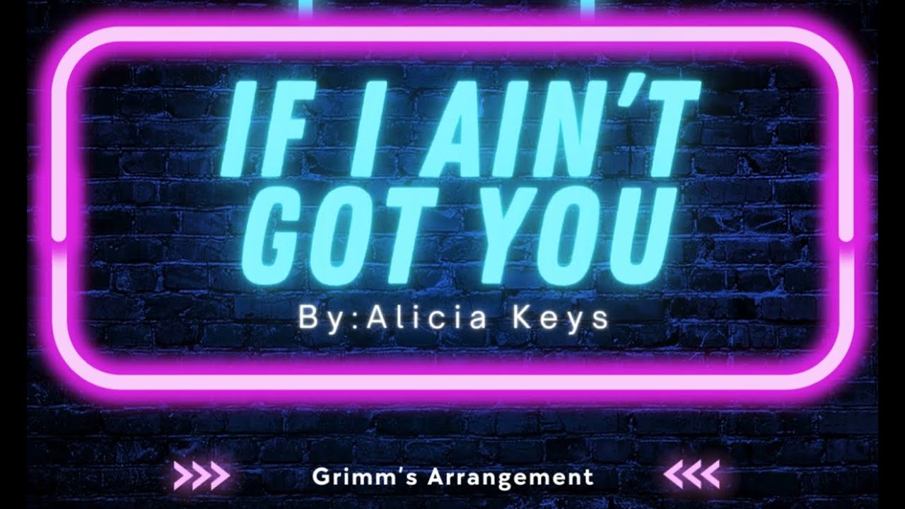 If I Ain't got you by Alicia Keys Extended (Karaoke) Male Key