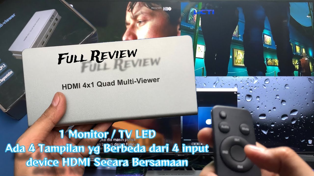 🔥 HDMI Multi Viewer 🔥 HDMI 4x1 Quad Multi Viewer 🔥 HDMI Screen Full HD 1080p - Unboxing + Review