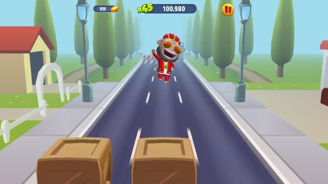 Talking Tom Gold Run - Full Screen