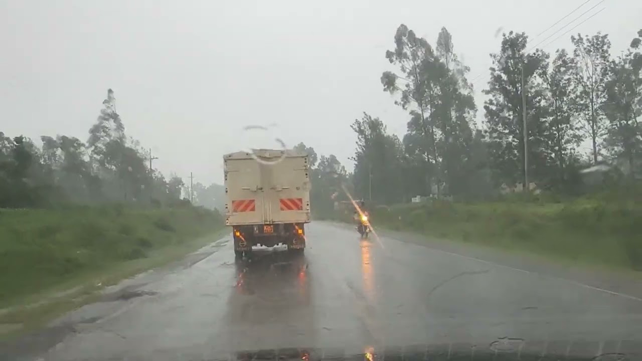 and then it started raining. 