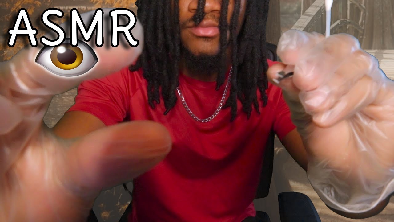 ASMR: вытащите что-нибудь из глаза! 👁 Индивидуальное внимание, шепот и перчатки