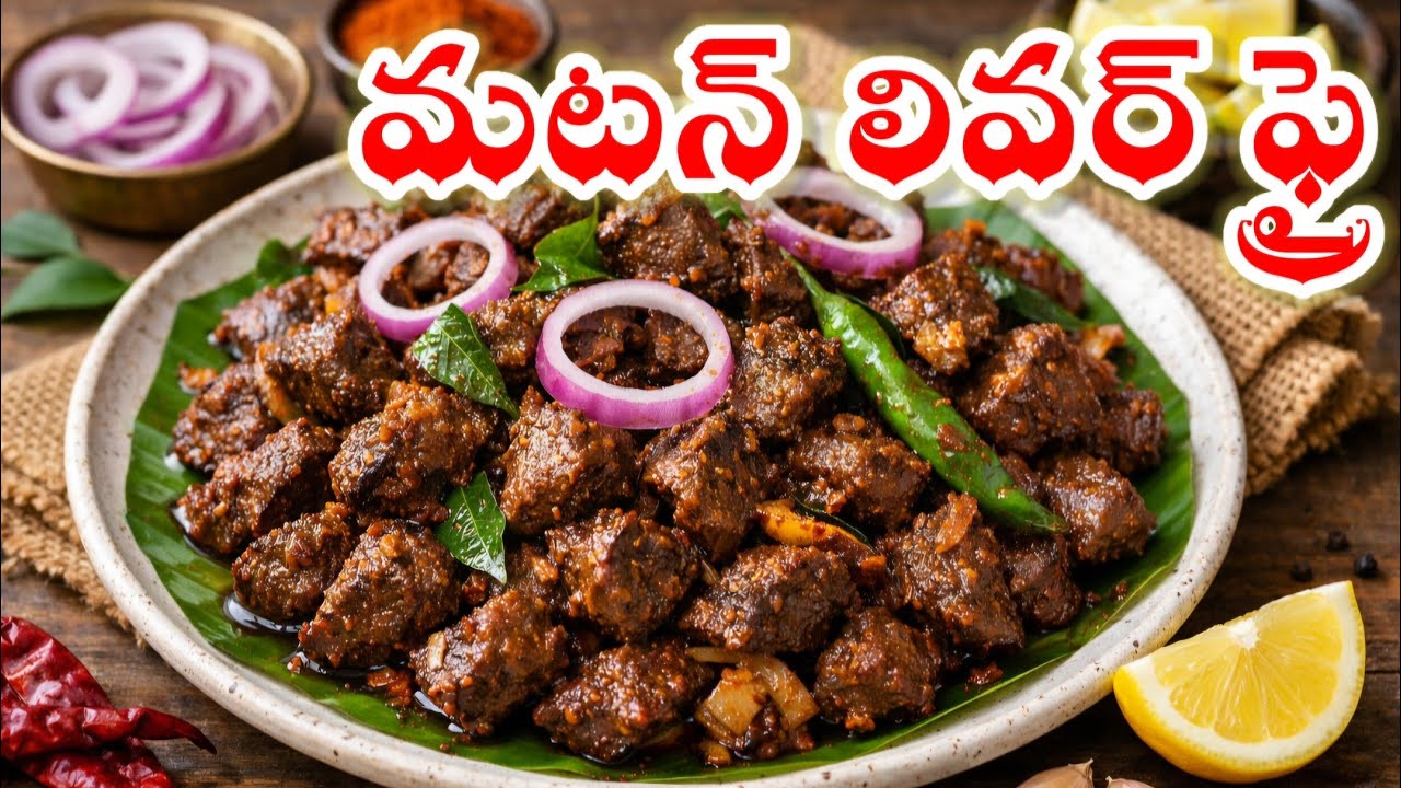మటన్ లివర్ ఫ్రై | THE BEST MUTTON LIVER KHORMA | | SONY TELUGU RUCHULU |