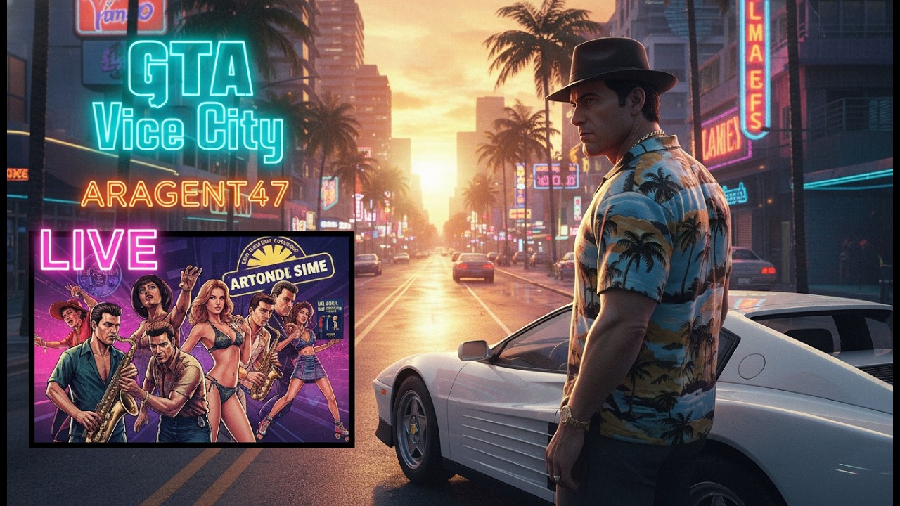 GTA Vice City Ki Purani Yaadein Aur Khatarnak Action | ARAGENT47