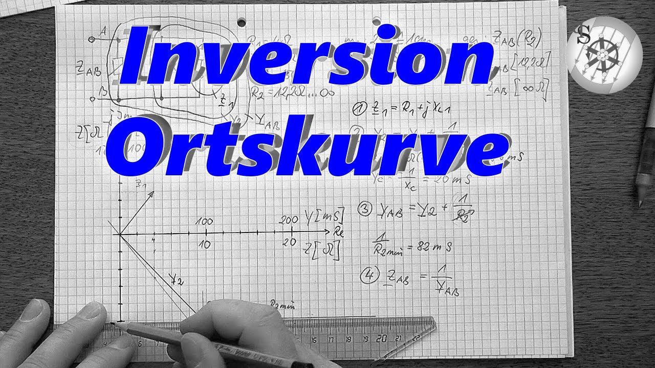 Inversion einer Ortskurve, Beispiel I, komplexe Wechselstromrechnung