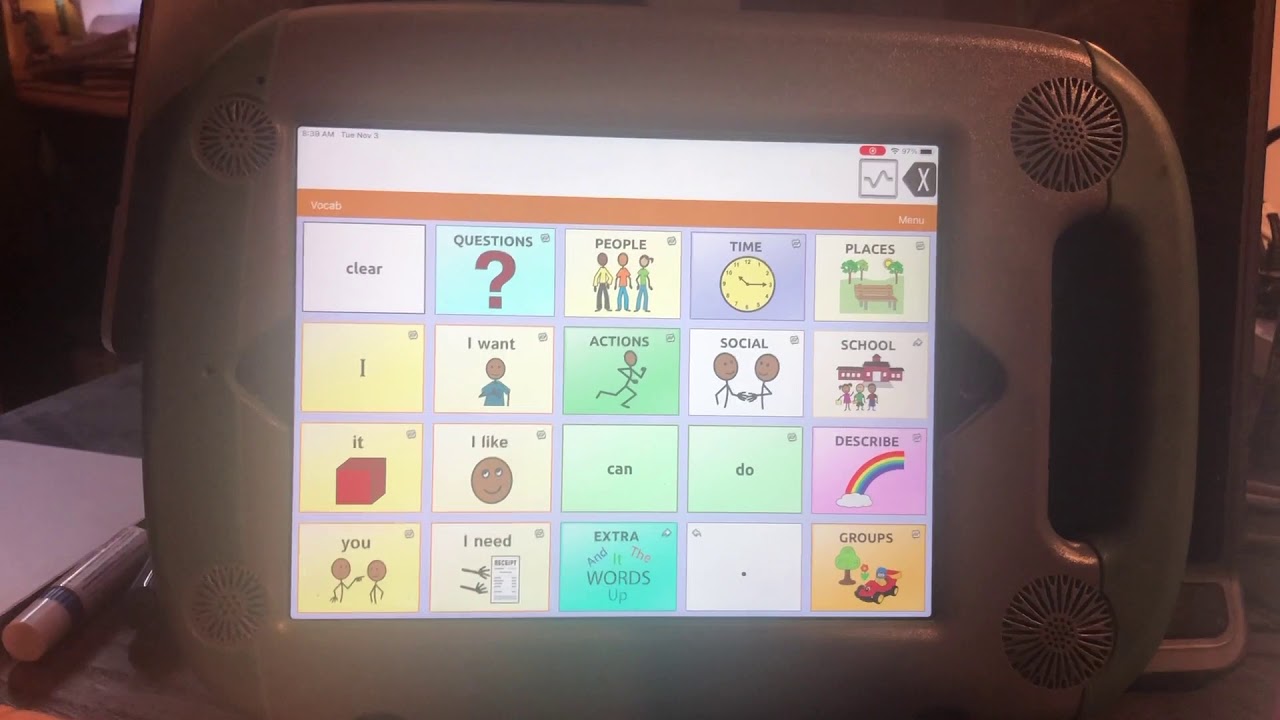 Sharing an AAC iPad App on Zoom