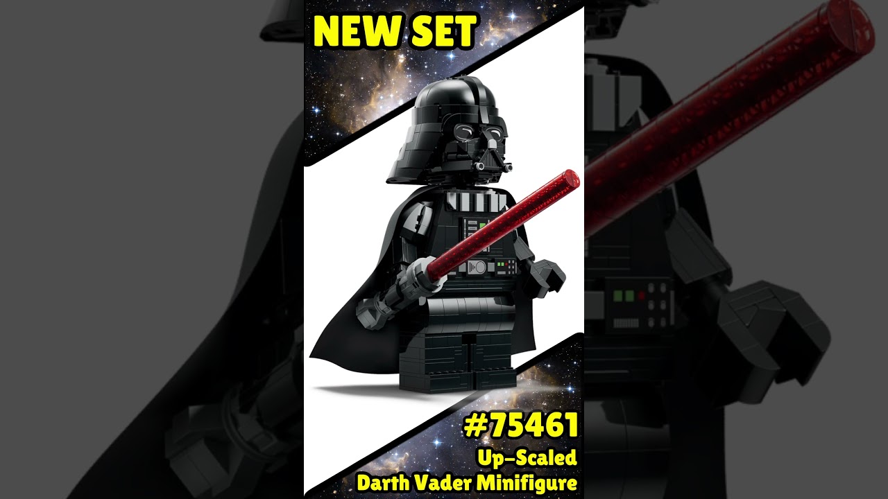 NEW LEGO SET | Up-Scaled Darth Vader Minifigure 75461 | #lego #starwars #new #news