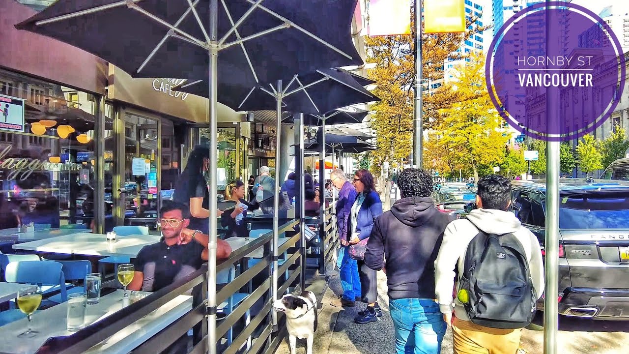 Vancouver Walk 🇨🇦 - Hornby St, Downtown