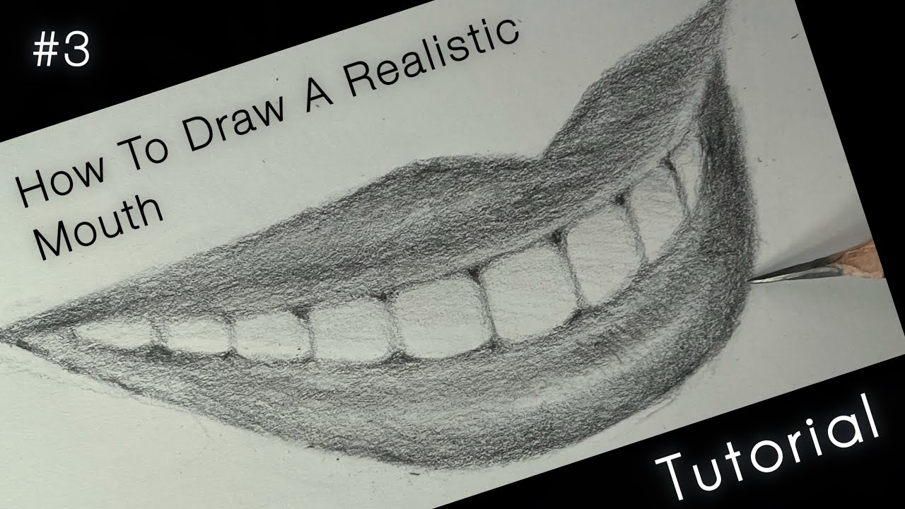 How To Draw Realistic Lips ForBeginners - Step By Step #3 / #howtodraw #sketch #tutorial #art