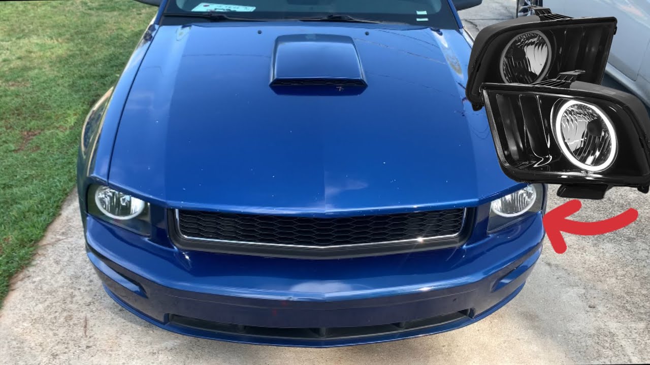 2005-2009 Mustang GT LED Halo Headlights Install
