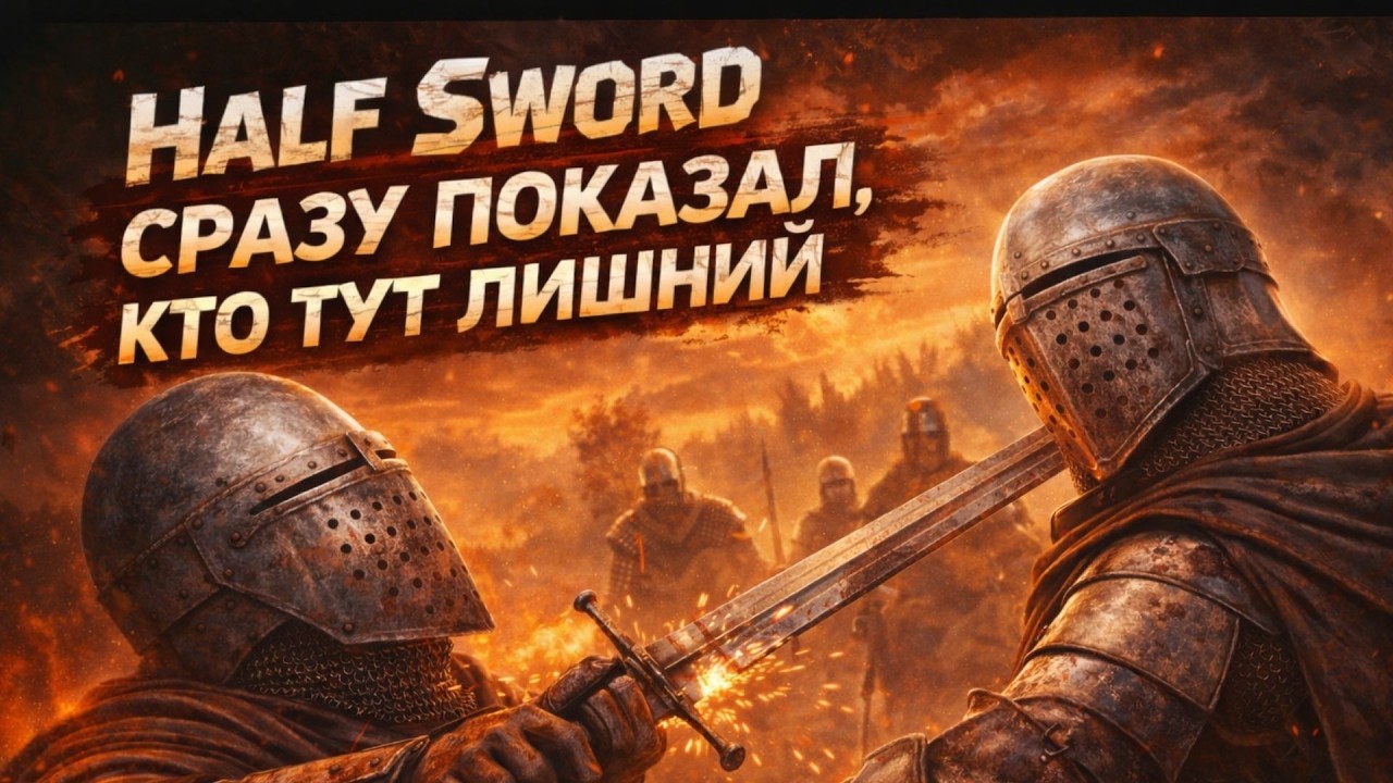 HALF SWORD СРАЗУ ПОКАЗАЛ, КТО ТУТ ЛИШНИЙ