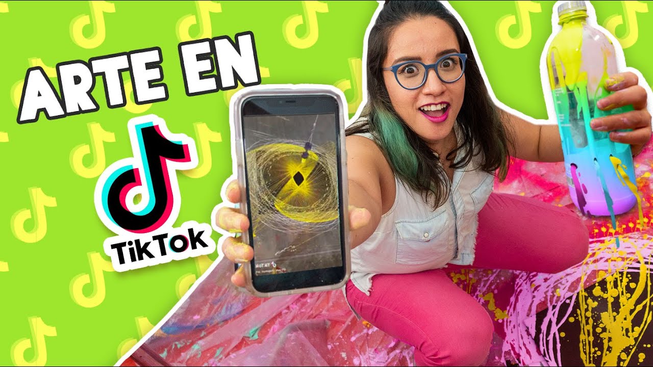 PROBANDO ARTE VIRAL DE TIKTOK 🤯🎨 *Ke ez ezto* Craftingeek