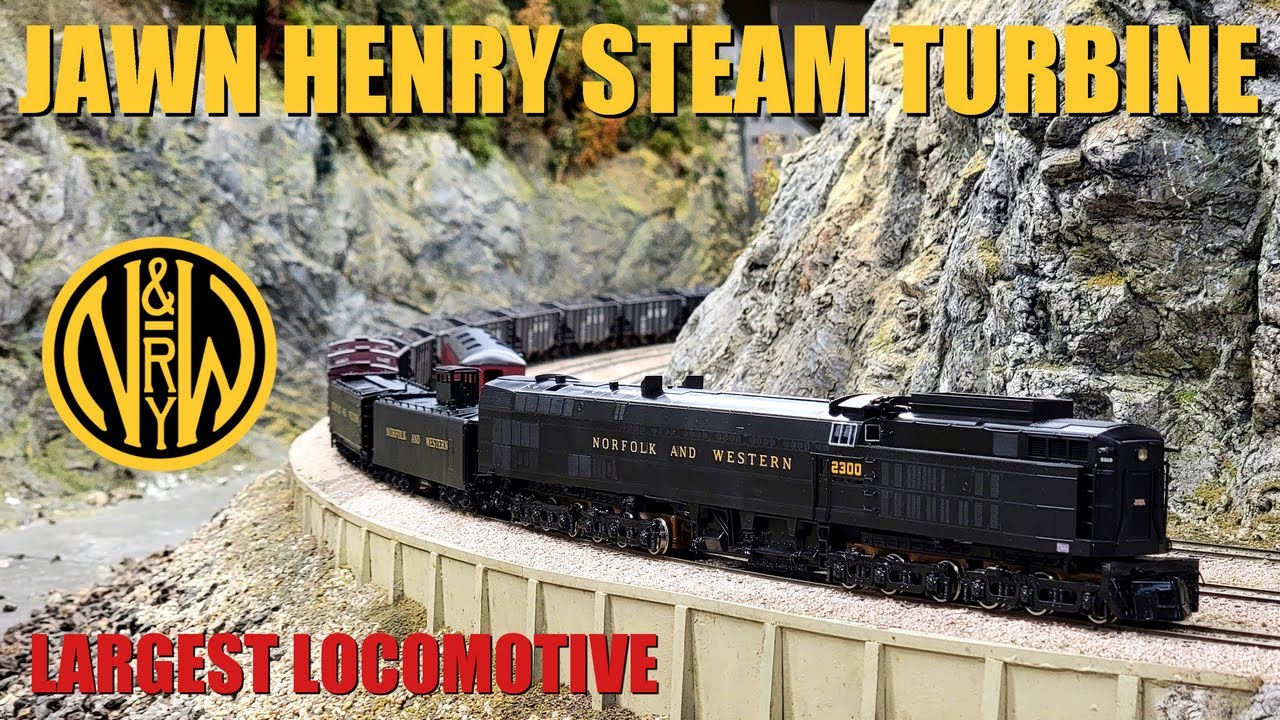 Jawn Henry Steam Turbine - Hauling Coal Over the Mountain [4K HDR]