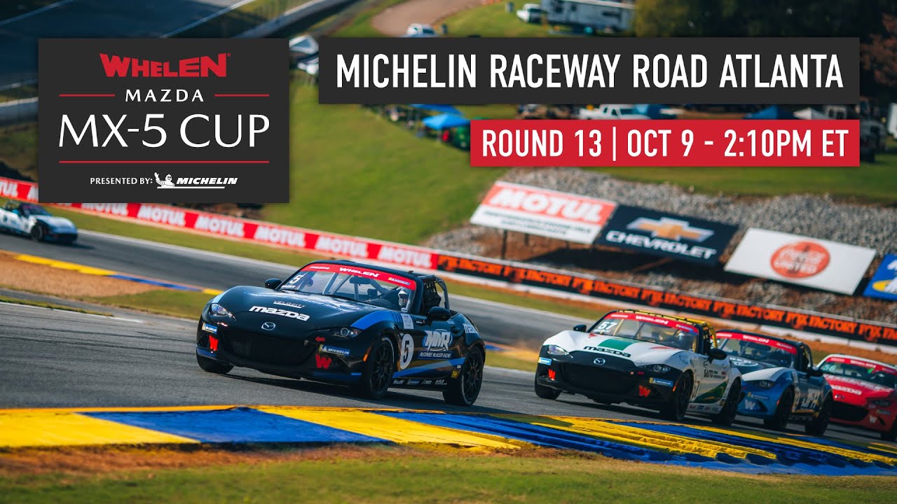 Mazda MX-5 Cup 2025 | Round 13 - Road Atlanta | Livestream