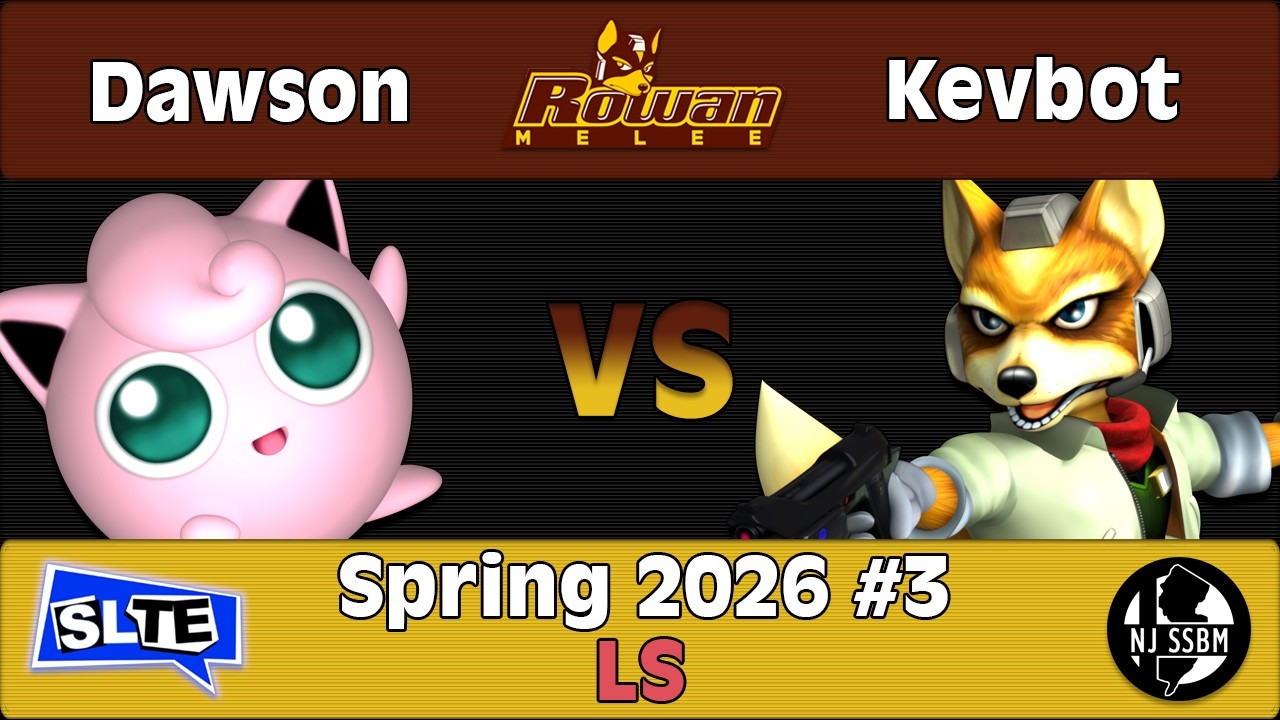 Rowan SSBM Spring 2026 #3: Dawson (Puff) Vs. Kevbot (Fox) - LS