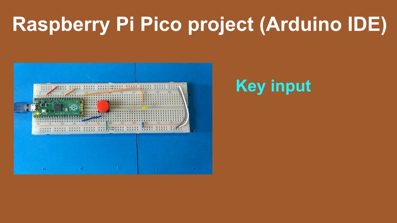 Raspberry Pi Pico key input demo | Arduino IDE