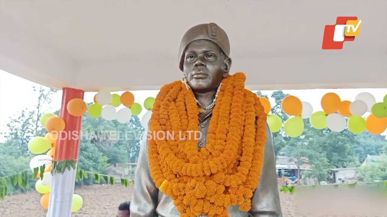 Statue of Martyred Odisha jawan Chandrakant Pradhan inaugurated in Kandhamal