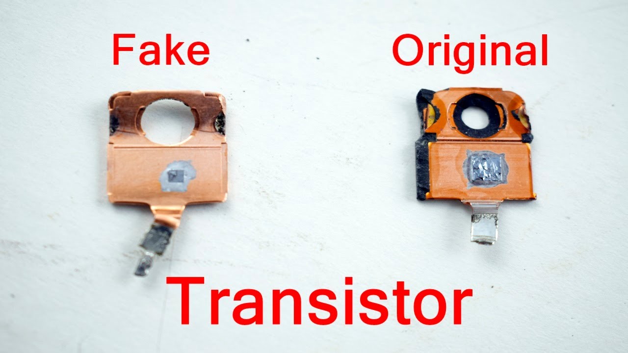 How to differentiate Fake Vs Real Transistor
