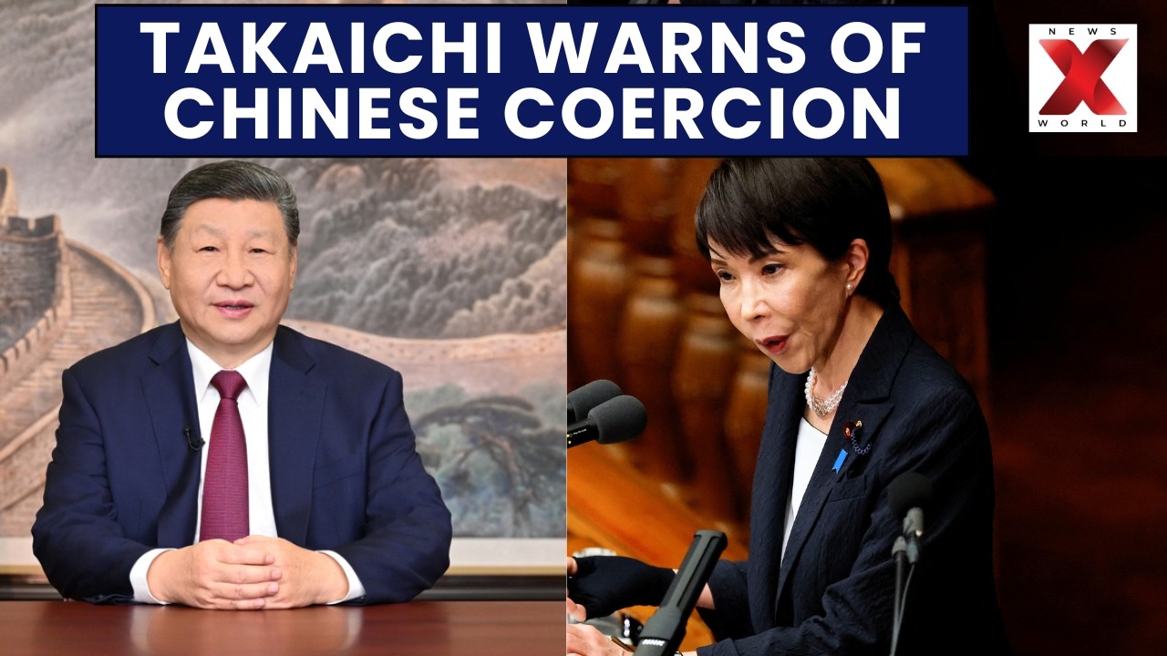 Takaichi Warns of Chinese Military Pressure, Revises Japan Defence Strategy | NewsX World