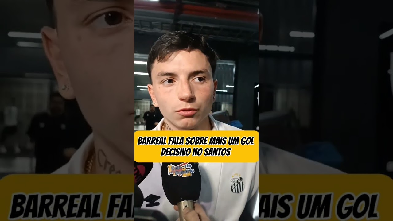 EXCLUSIVO! O ESPORTE POR ESPORTE CONVERSA COM BARREAL QUE FALA DE MAIS UM GOL