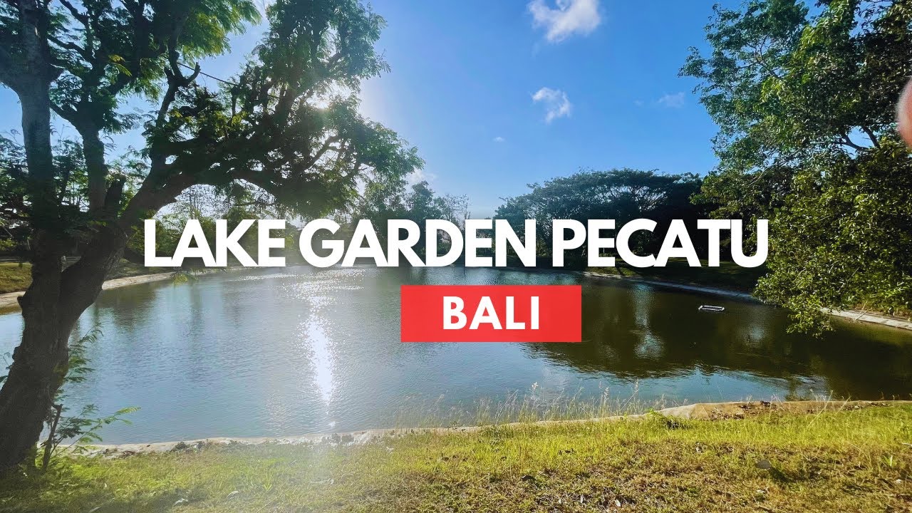 Lake Garden Pecatu (BALI), ASMR Walking Tour, Nature Walk Along Artificial Lakes
