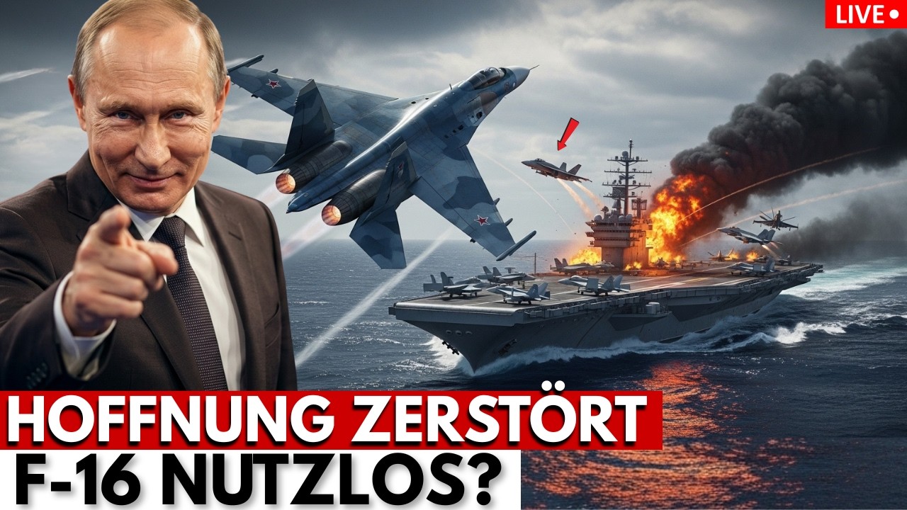 F-16 CHANCENLOS! Su-35S vs F-16 Ukraine – Warum Amerikas Jet Versagt?