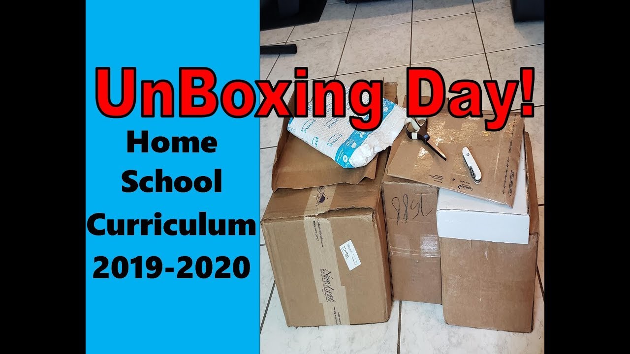 Unboxing 2019-2020 Homeschool Curriculum 