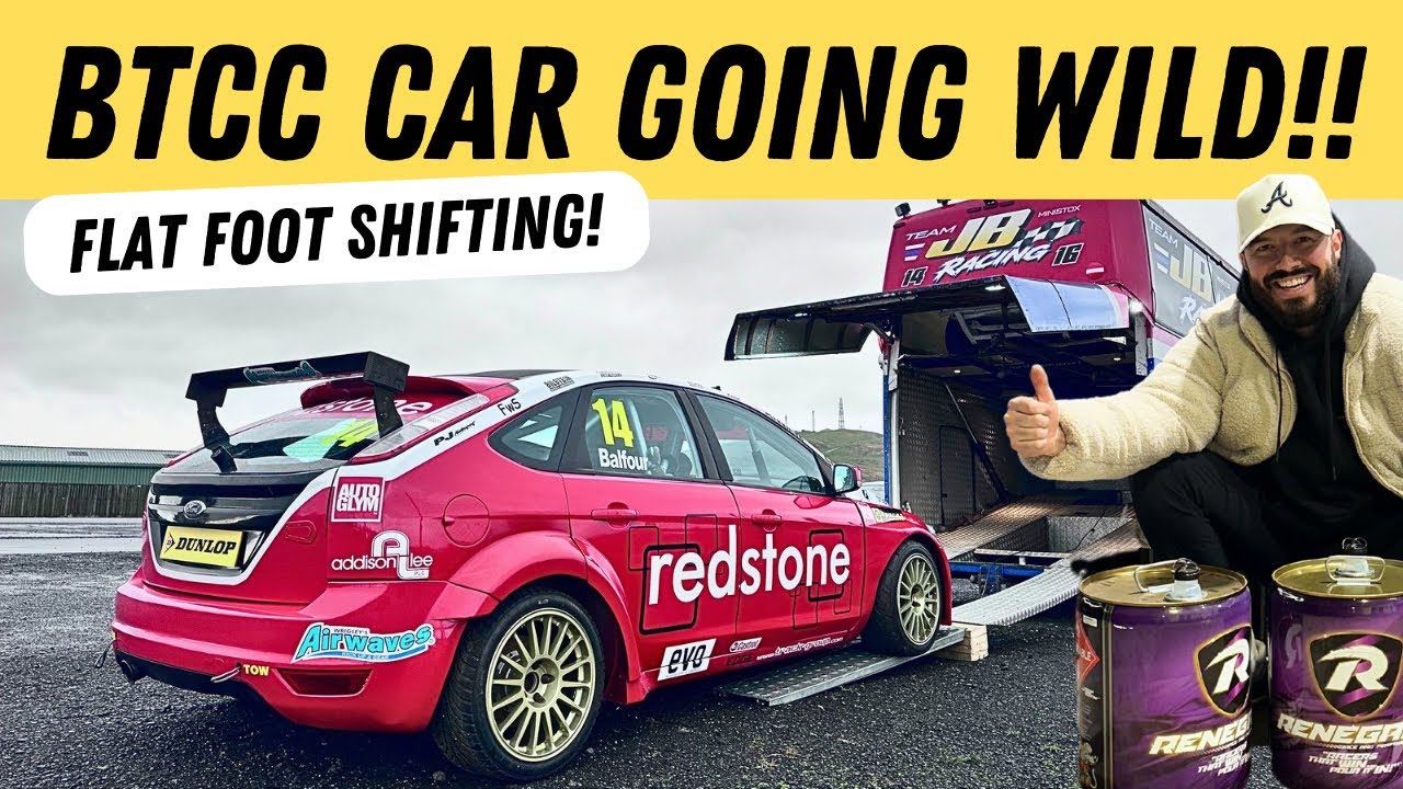 INSANE 2009 Ex-BTCC Race Car at Knockhill – Flat Foot Shifting & Sequential Gearbox Chaos!