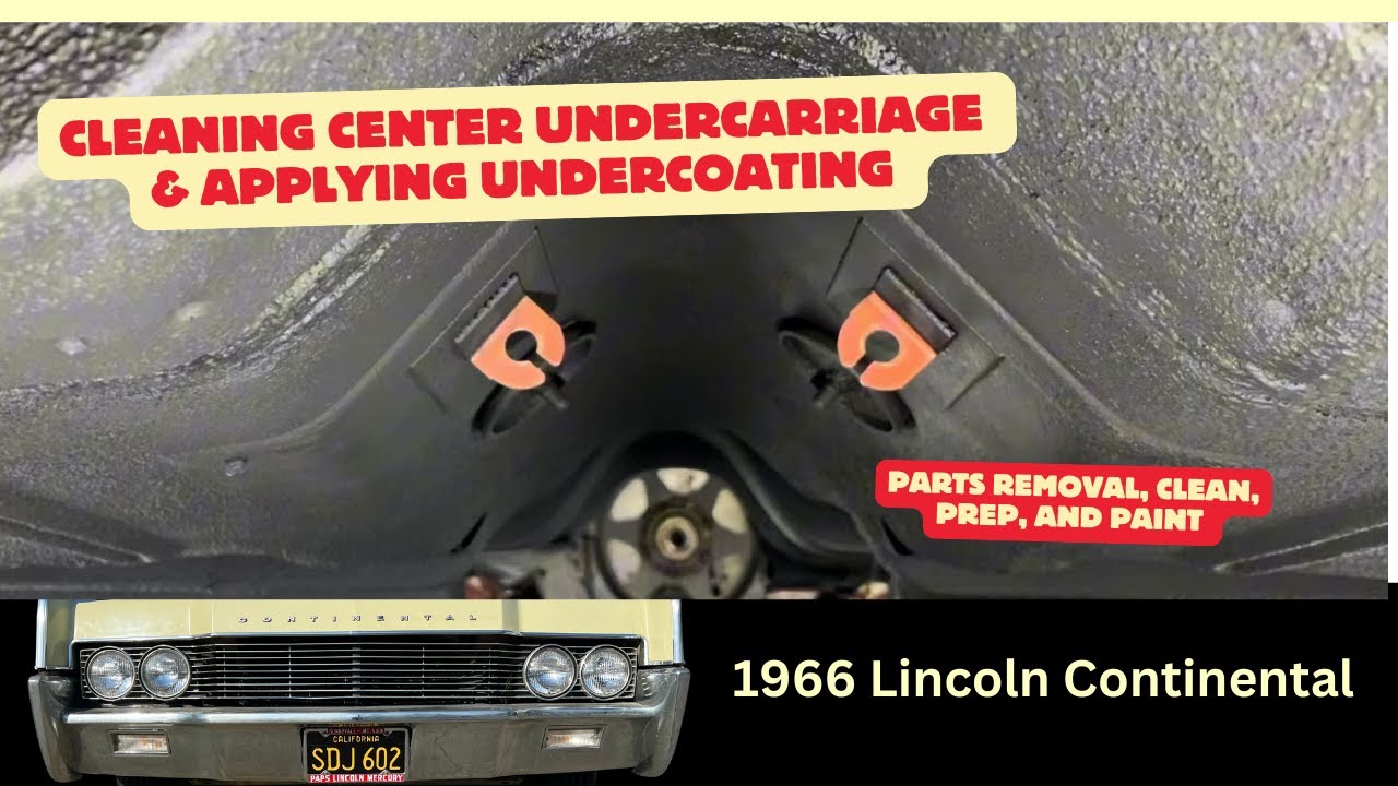 1966 Lincoln Continental | Undercarriage and Undercoating (Center)
