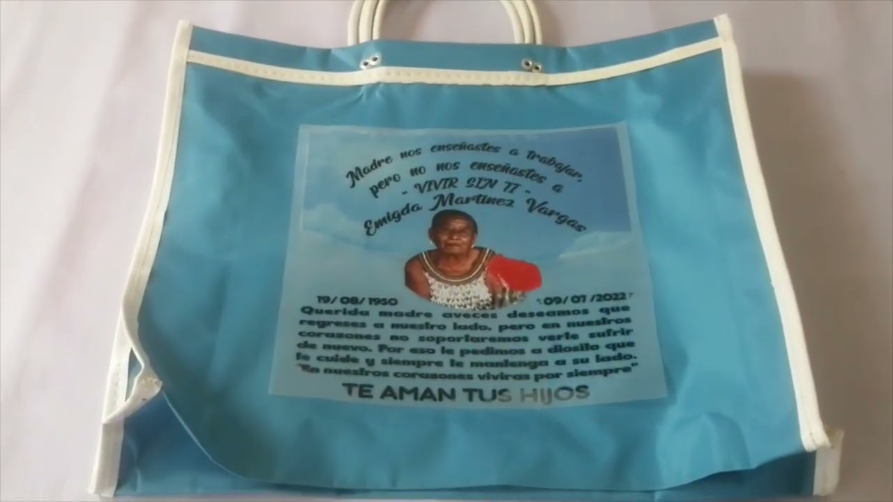 DTF Estampado en Bolsa tipo Canasta