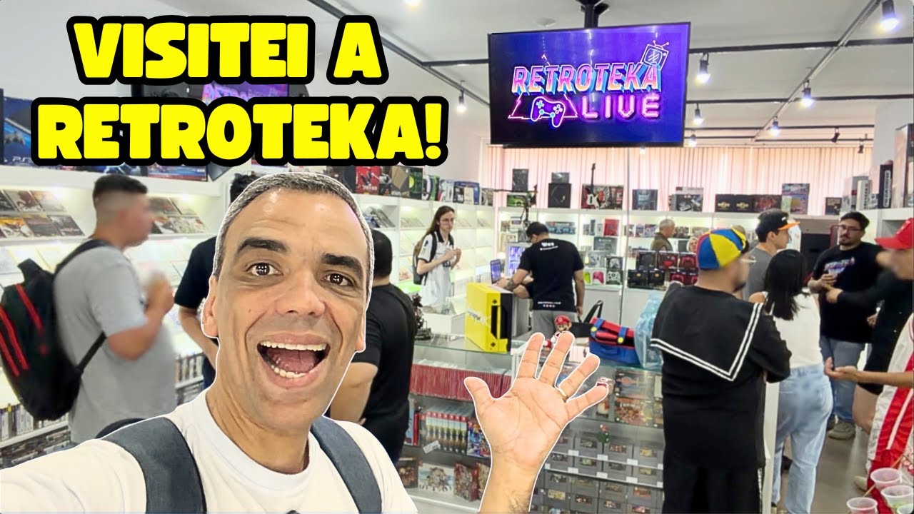 Visitei a Nova RETROTEKA em São Paulo | Itens Raros, Entrevistas e Curiosidades!