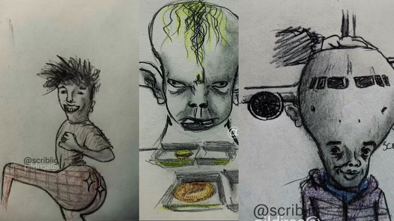 Compilation of best funny drawing situation that I laugh (part1)