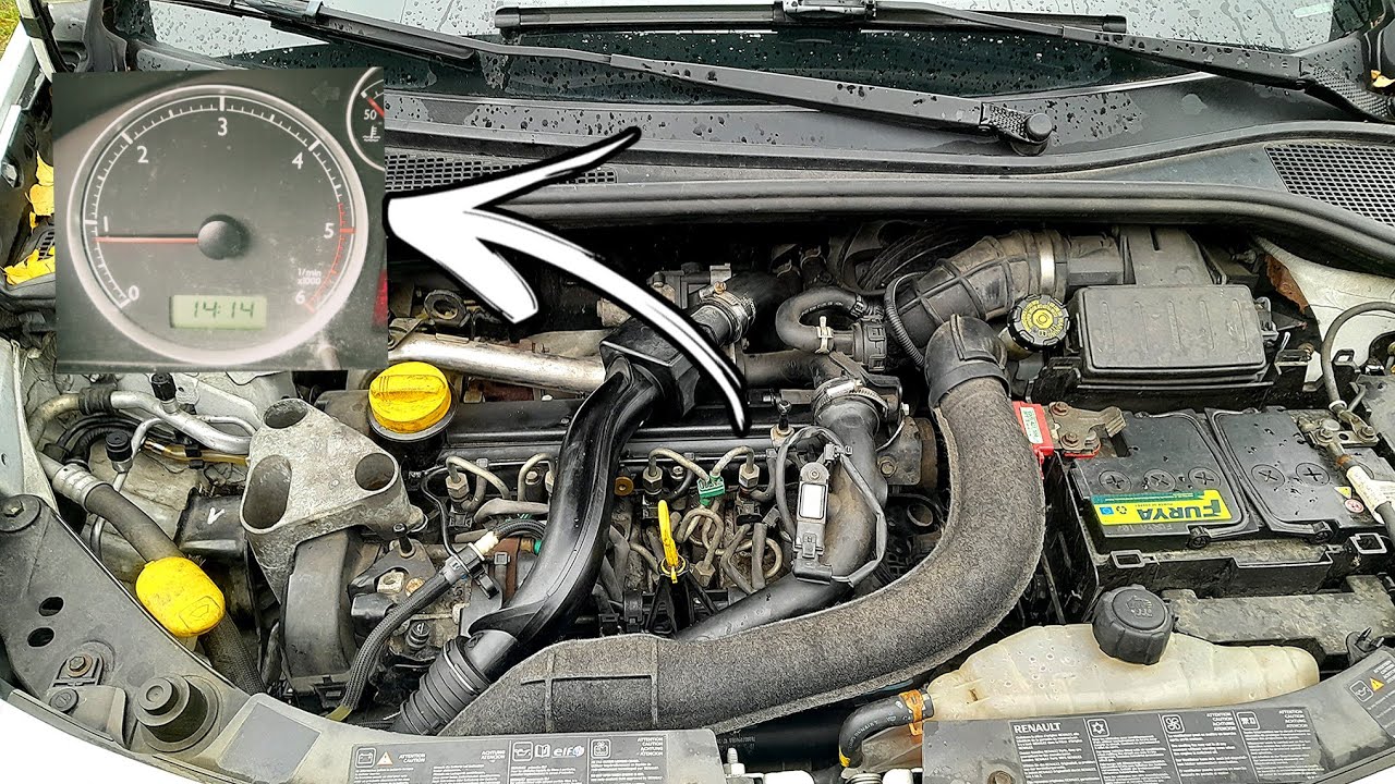 Uneven operation of the Renault Clio 3 1.5 dci engine
