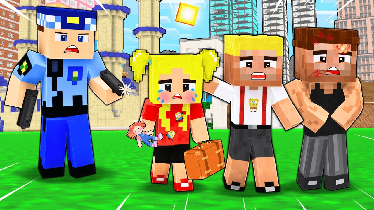 KEREM KOMİSER, YARAMAZ ALİ EFEKAN VE KIZ KARDEŞİNİ ŞEHİRDEN KOVDU! 😱 - Minecraft