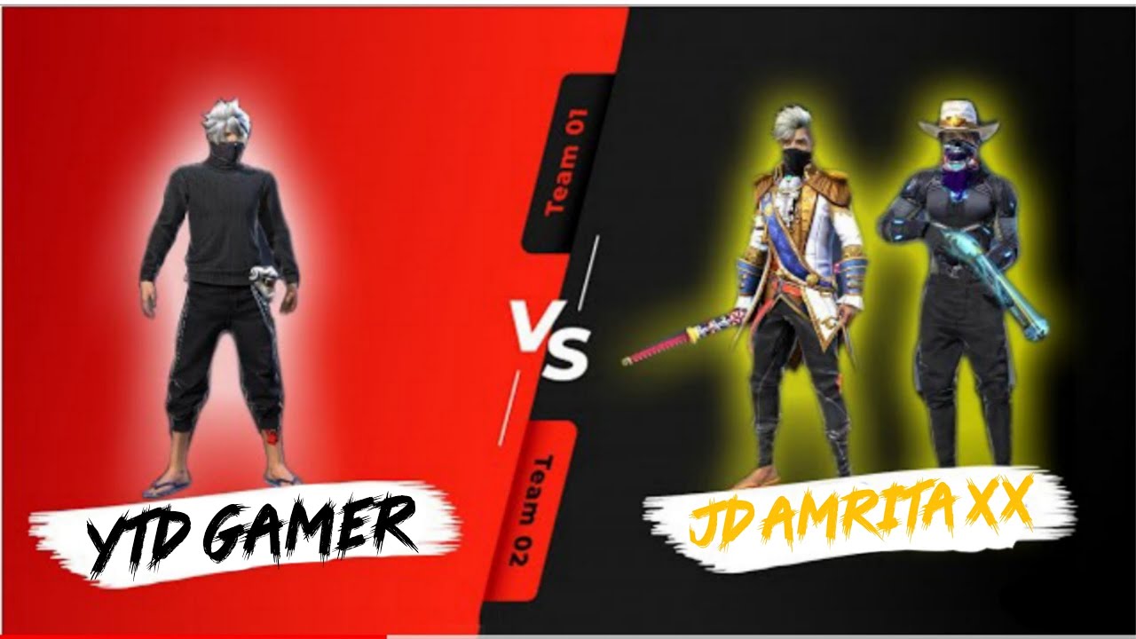 YTD GAMER VS JD AMRITAXX Custom Clash Spuad Friendly Battel || #ytdgamer#freefire#vincenzo