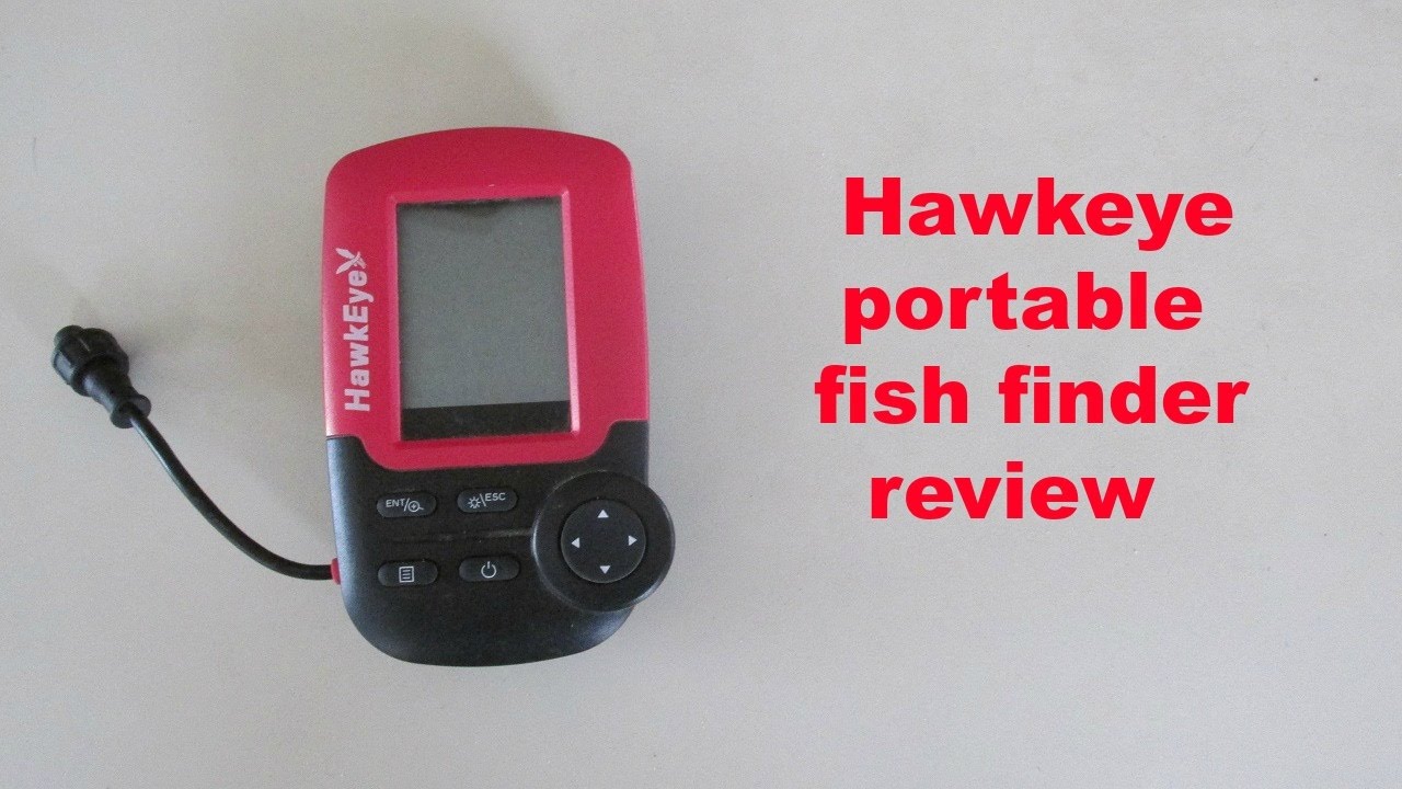 Hawkeye Fishtrax 1X portable fish finder review