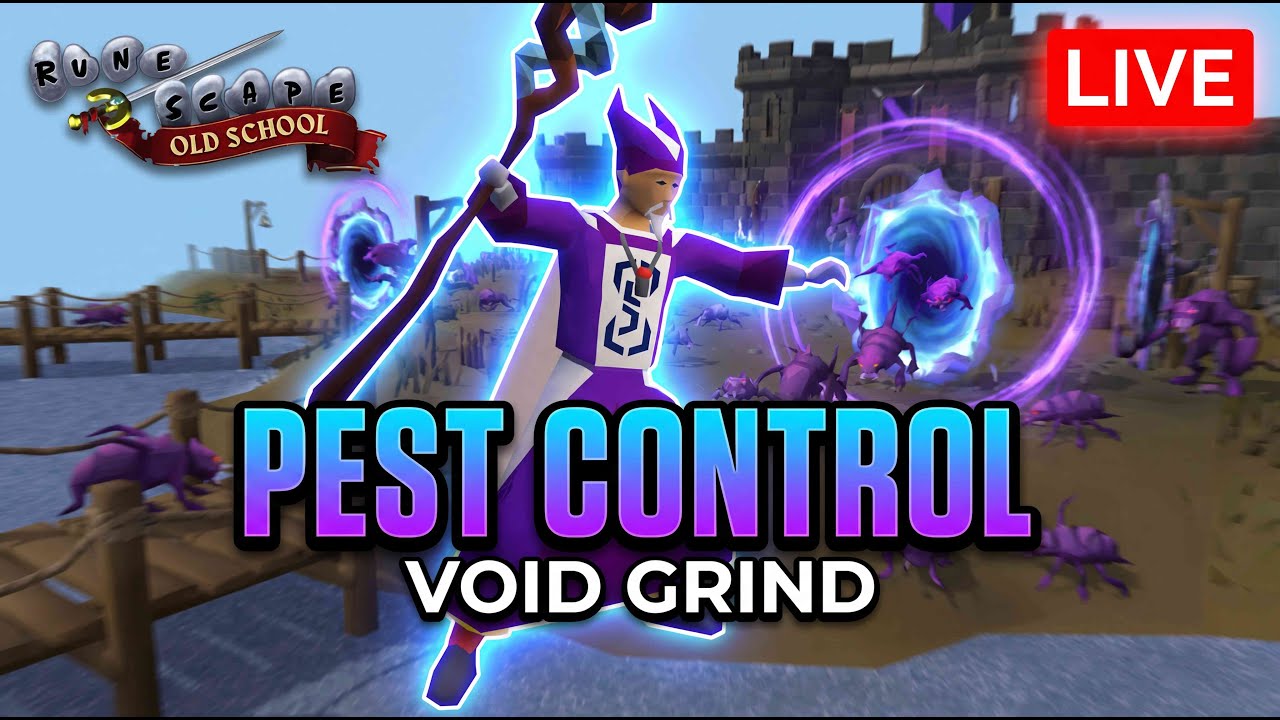 Pest Control Runs LIVE | Void Knight XP Grind | Void Armor Progress #osrs #osrslive #runescapelive