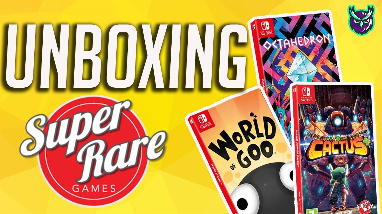 3 Nintendo Switch Games Unboxed from Super Rare Games