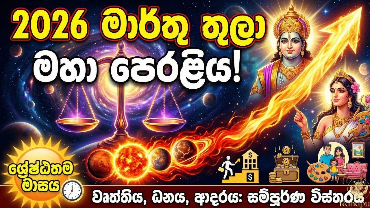 තුලා ලග්න හිමියනි, මේ මාර්තු මාසය සාමාන්‍ය එකක් නෙවෙයි සෙනසුරු-සිකුරු සටන සහ ඔබේ දියුණුවේ රහස මෙන්න.