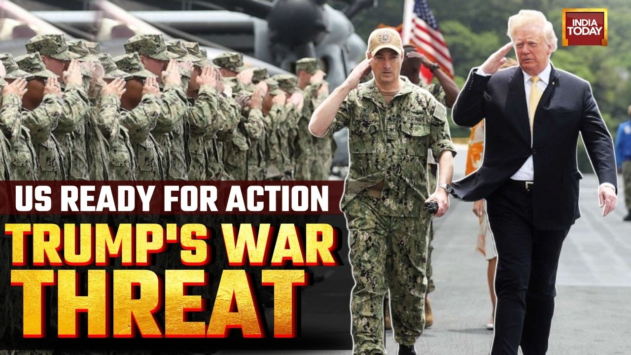 Trump News Live: Trump's Big Warning Againt Iran | US Ready For Action In Iran? | US-Iran Ceasefire