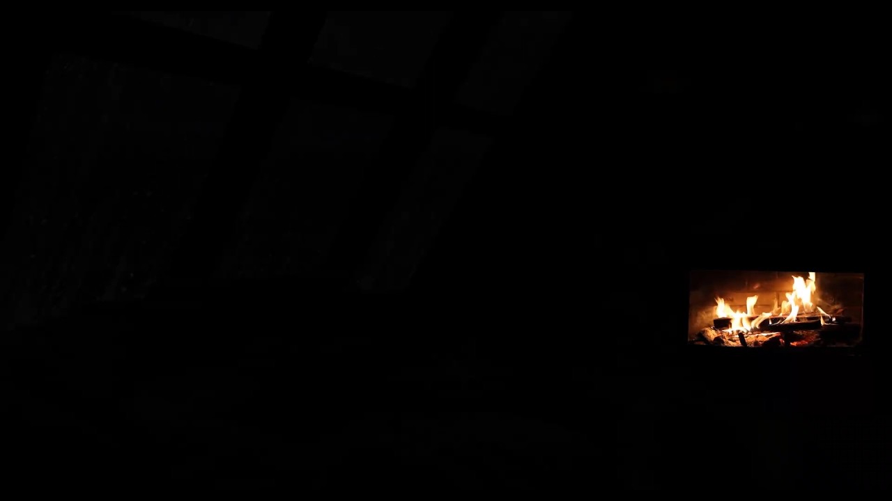 No Ads 🌧️ Stormy Forest Cabin | Fireplace Crackling, Heavy Rain & Distant Thunder for Deep Sleep