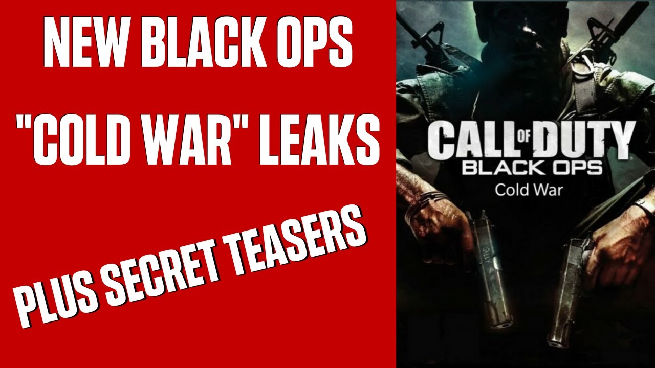 CALL OF DUTY BLACK OPS 2020 - Black Ops 2020 Leaks! Black Ops Cold War + SECRET CoD Leaks
