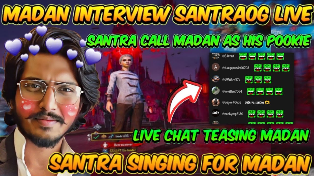 Madan Interview SantraOG Live | He's Singing For Madan #madan #bgmilive 