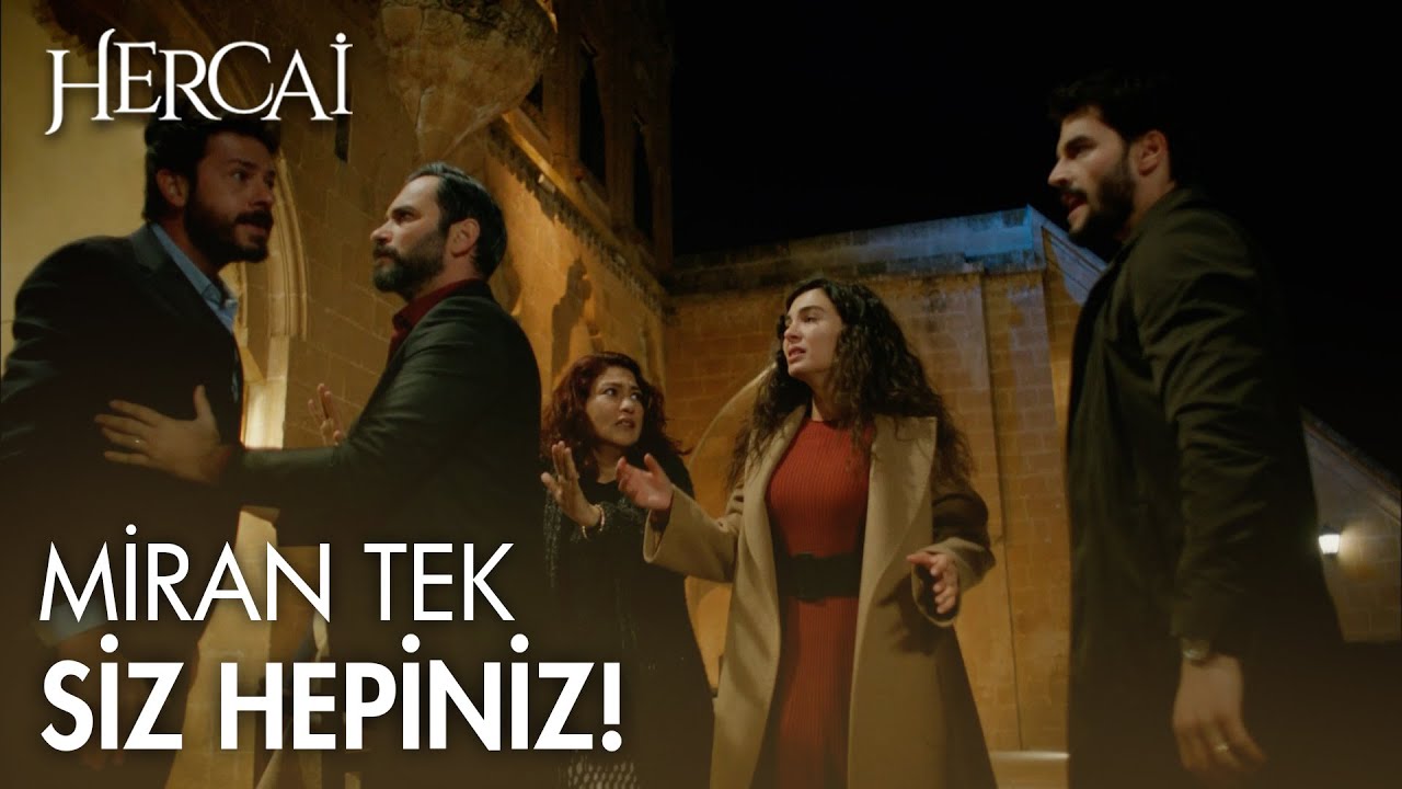 Reyyan, Miran ve Şadoğlu erkekleri arasında kaldı - Hercai Efsane Sahneler