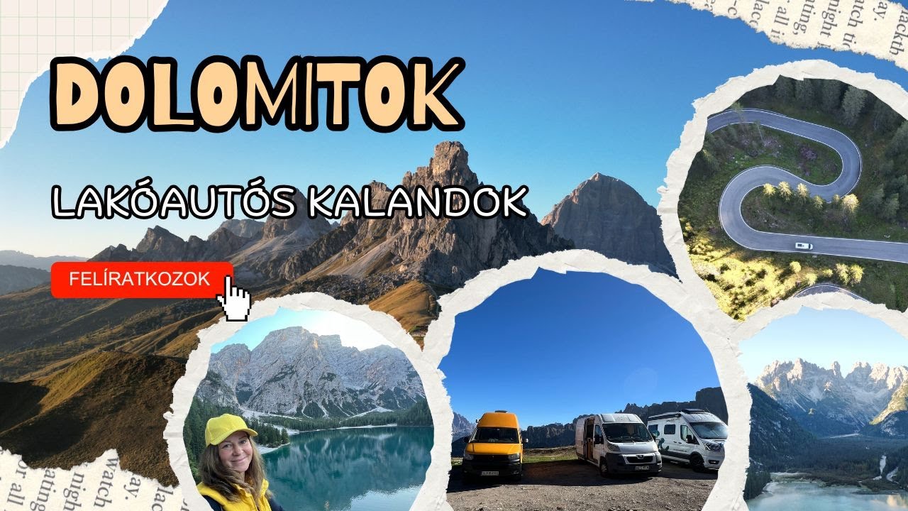 DOLOMITOK - LAKÓAUTÓS KALANDOK   // Első rész // Pufi és Nyufi kalandjai