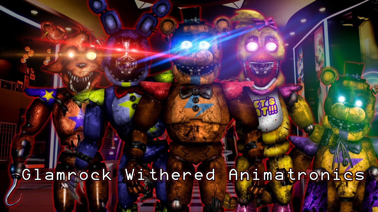 [FNaF] Speed Edit | Glamrock Withered Animatronics