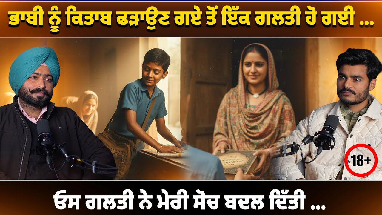 ਭਾਬੀ ਨੂੰ ਕਿਤਾਬ ਫੜਾਉਣ ਗਏ ਤੋਂ ਇੱਕ ਗਲਤੀ ਹੋ ਗਈ …ਓਸ ਗਲਤੀ ਨੇ ਮੇਰੀ ਸੋਚ ਬਦਲ ਦਿੱਤੀ