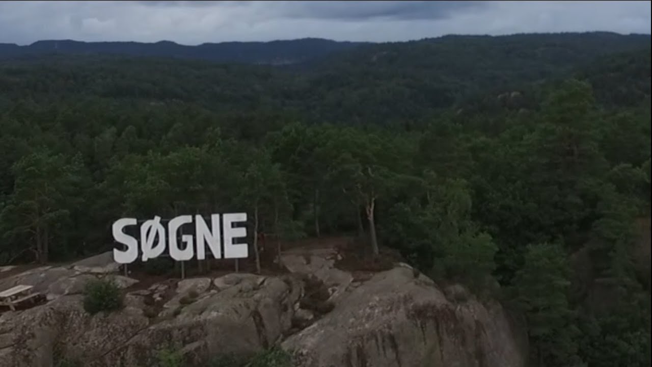 Søgne filmet med drone og gopro