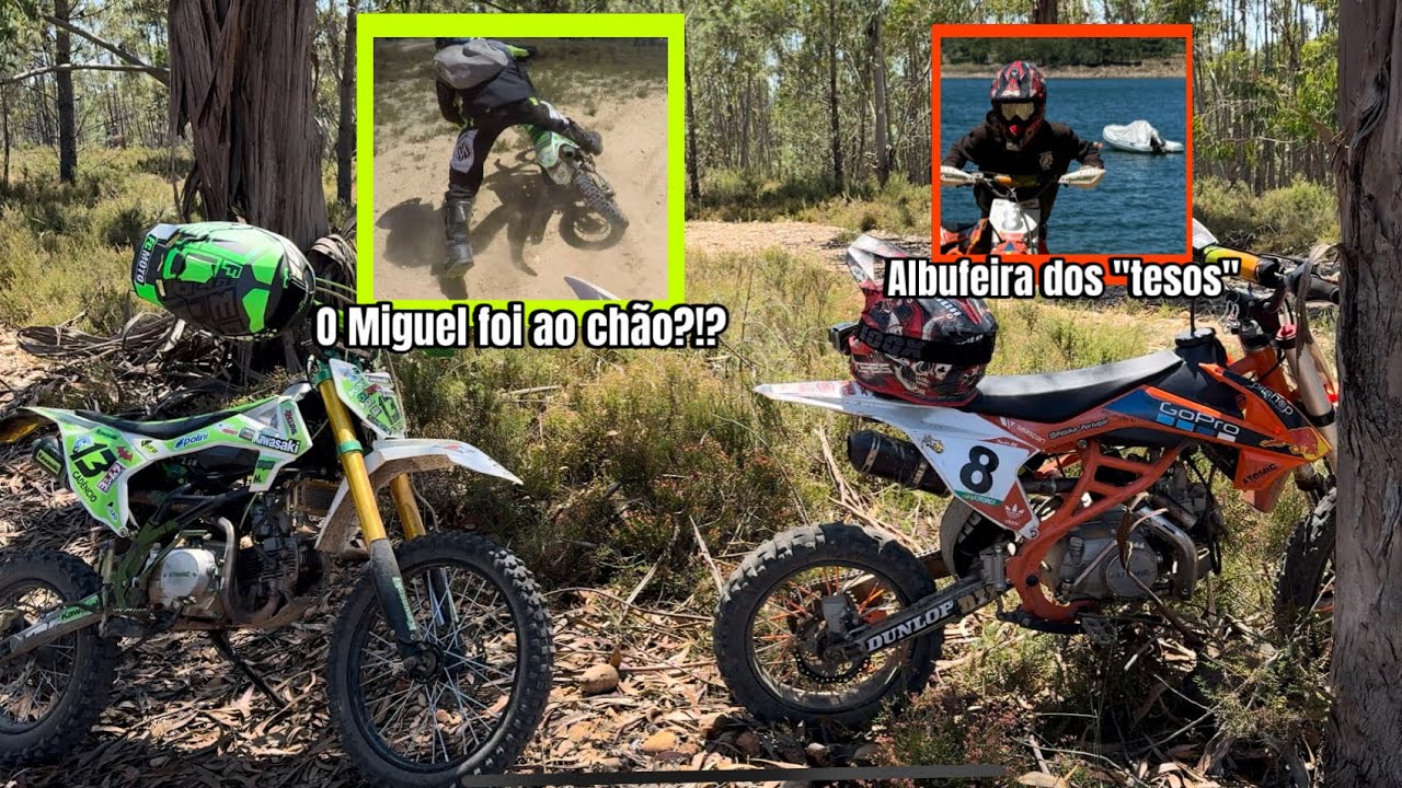 S.O.W. - Fomos até a barragem e à pista do Souto !! Pitbikes 125cc - Atomic & Malcor