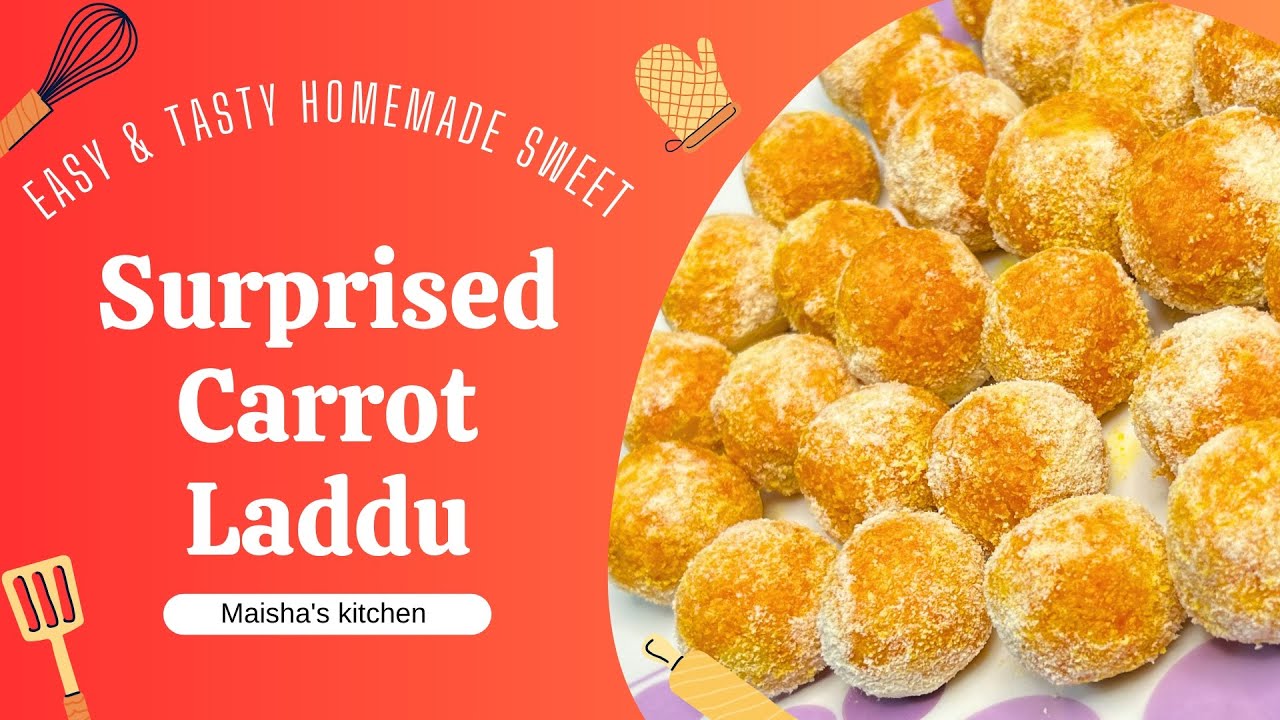 Рецепт удивленного морковного ладду | Гаджорер Ладду | Легкая и вкусная домашняя сладость